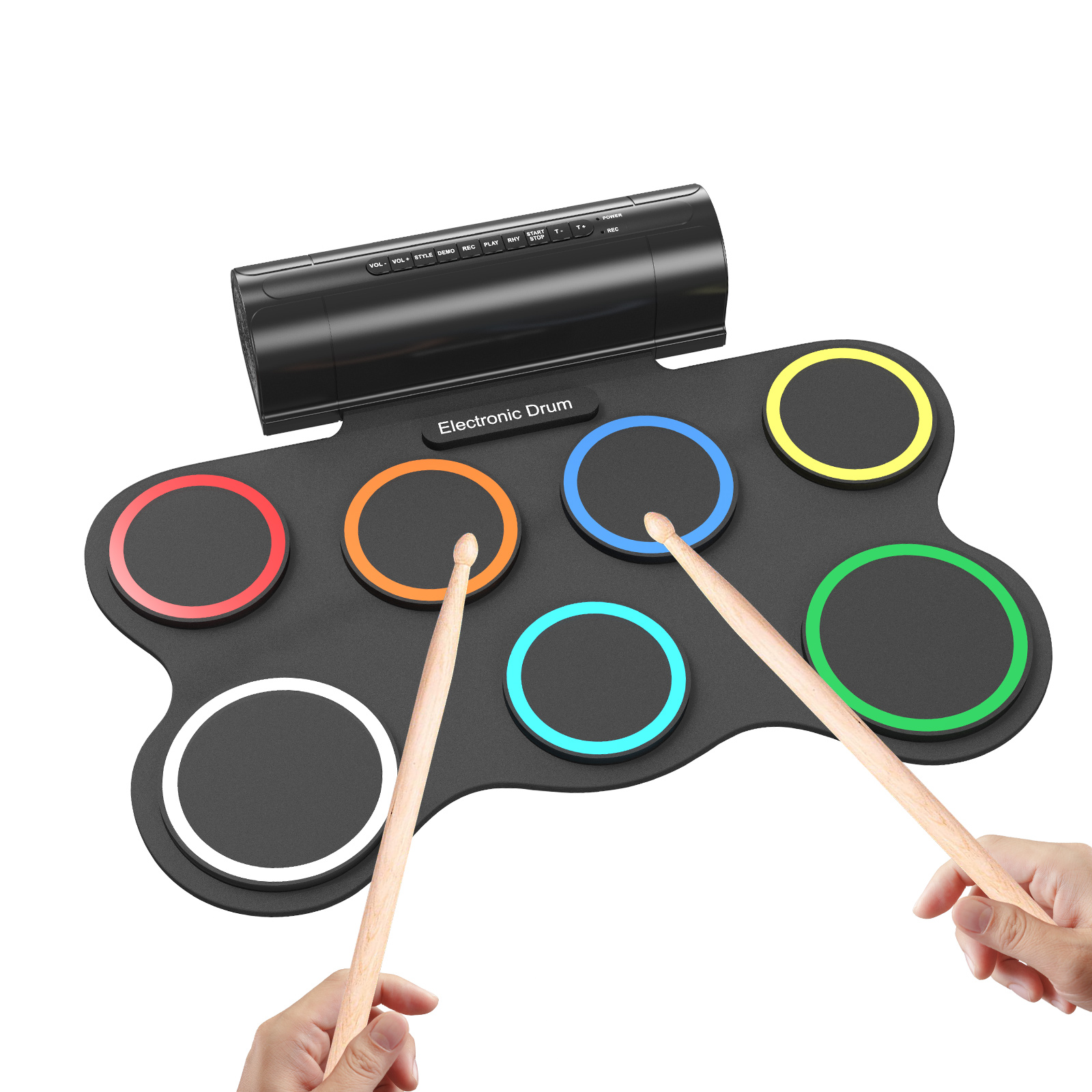 7 Pad Electronic Drum Pad