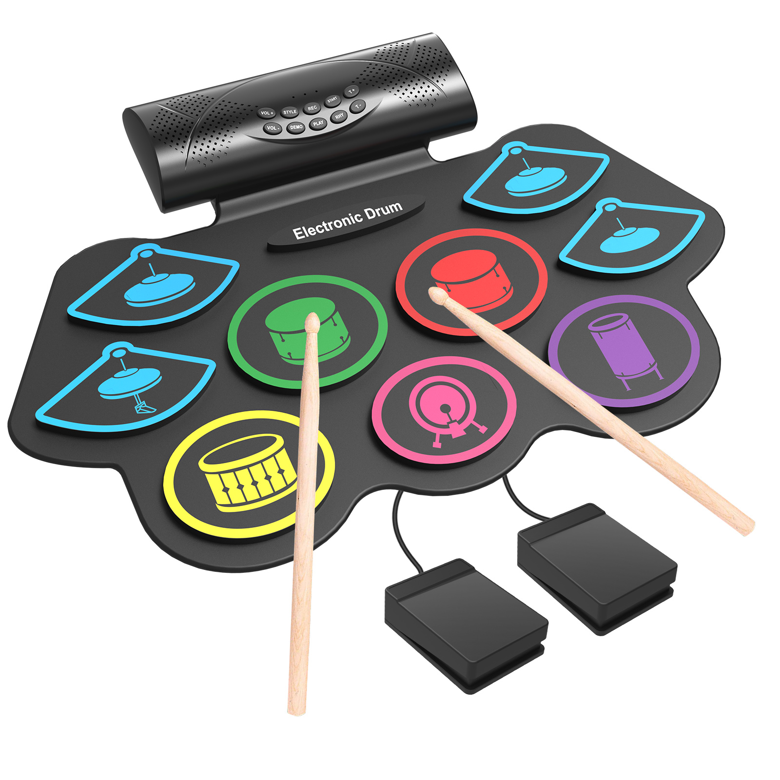 OYAYO 9 Pads Electronic Drum Set