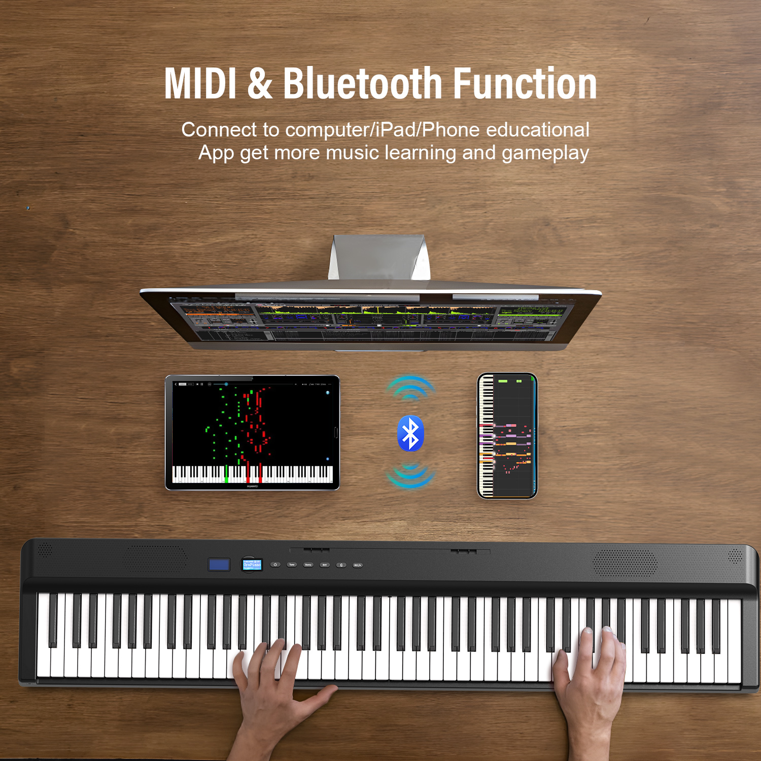 Experience the Convenience of the 88-Key Foldable Electric Piano